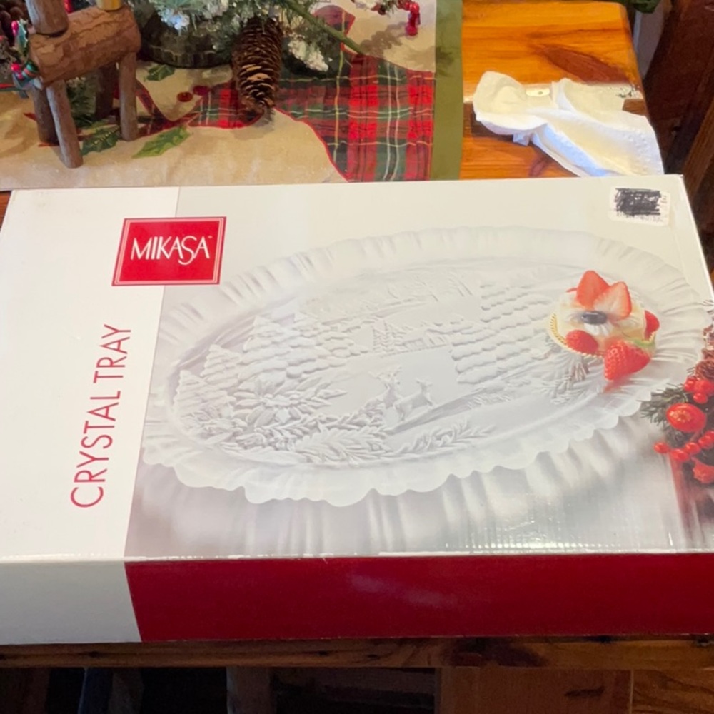Mikasa Holiday Classic Canapé Tray